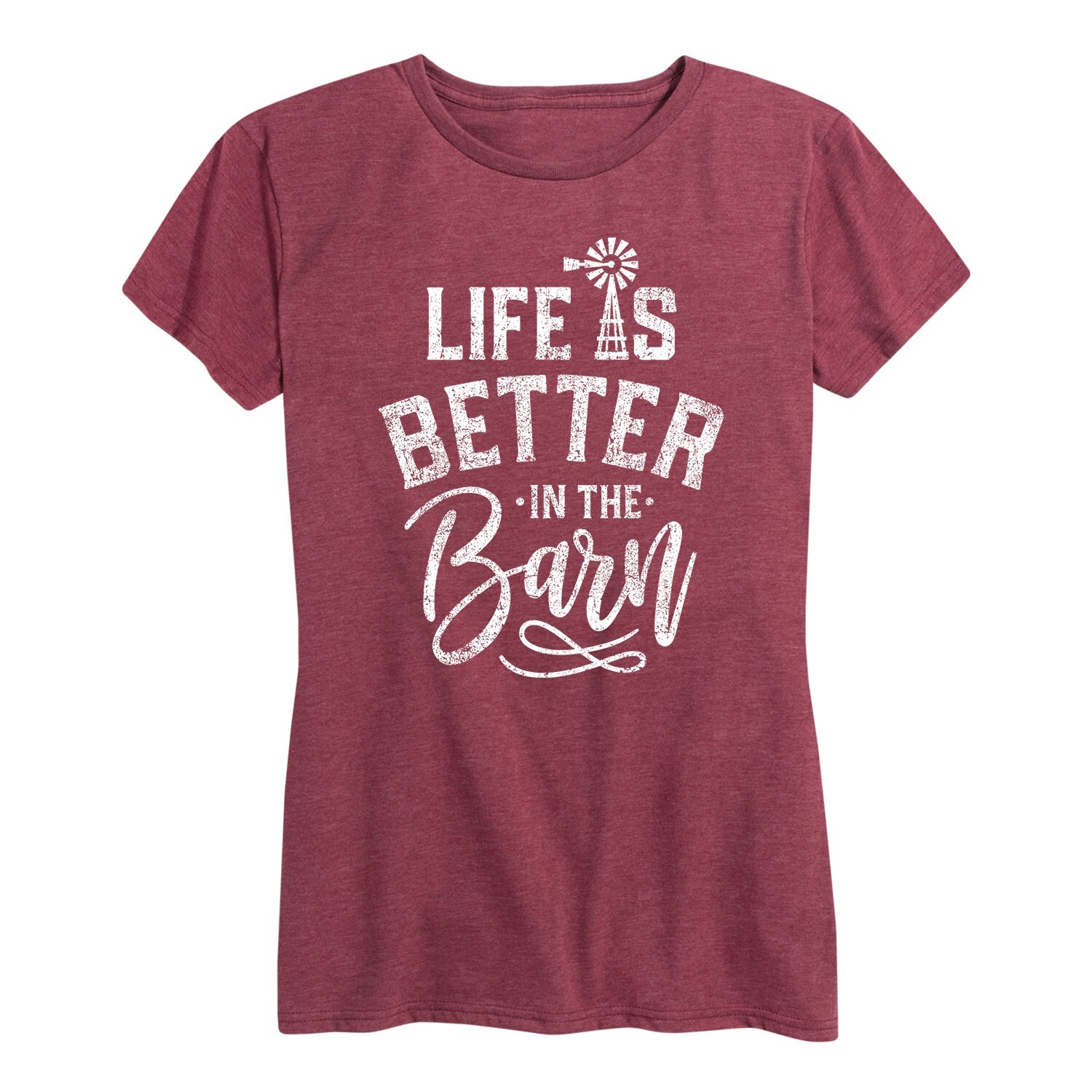 Shop Life Is Better In The Barn Ladies Short Sleeve Classic Fit