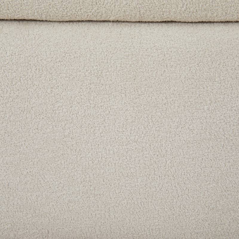 65.6"W Upholstered Storage Bench With Rolled Armrest, Rubberwood Legs