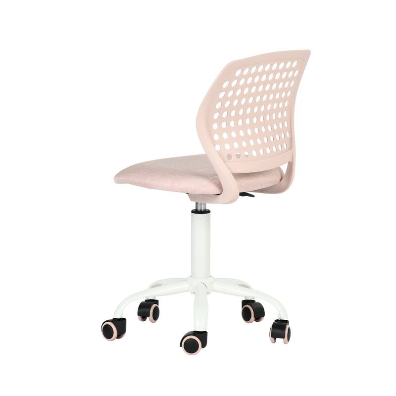 Homy Casa Adjustable Swivel Office Chair Wheels, Modern Study Chair