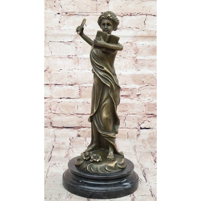 Athena Greek Goddess Mythological Figure Bronze Sculpture Original Art By Milo