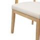 preview thumbnail 23 of 24, Christopher Knight Home - Mid-Century Modern Boucle Upholstered Dining Chair Set with Wood Frame - Set of 2