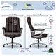 preview thumbnail 3 of 38, Serta Big and Tall Executive Office Chair, Bonded Leather