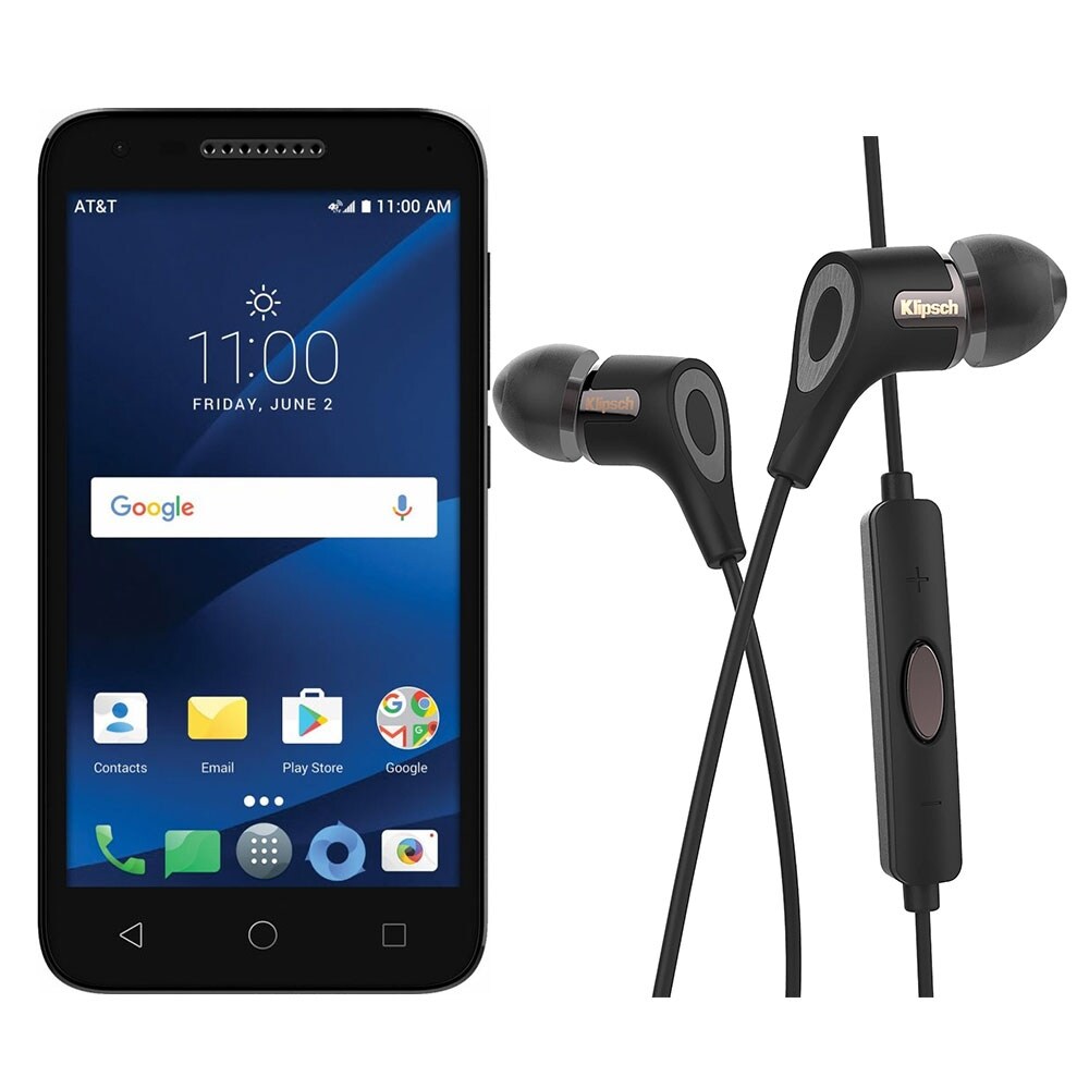 Shop Black Friday Deals On At T Prepaid Alcatel Cameox With Klipsch R6 Ii At T Phones Overstock 28435604