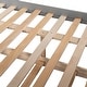 preview thumbnail 8 of 48, Full Over Full Bunk Bed with Twin Size Trundle, Space-saving, Gray