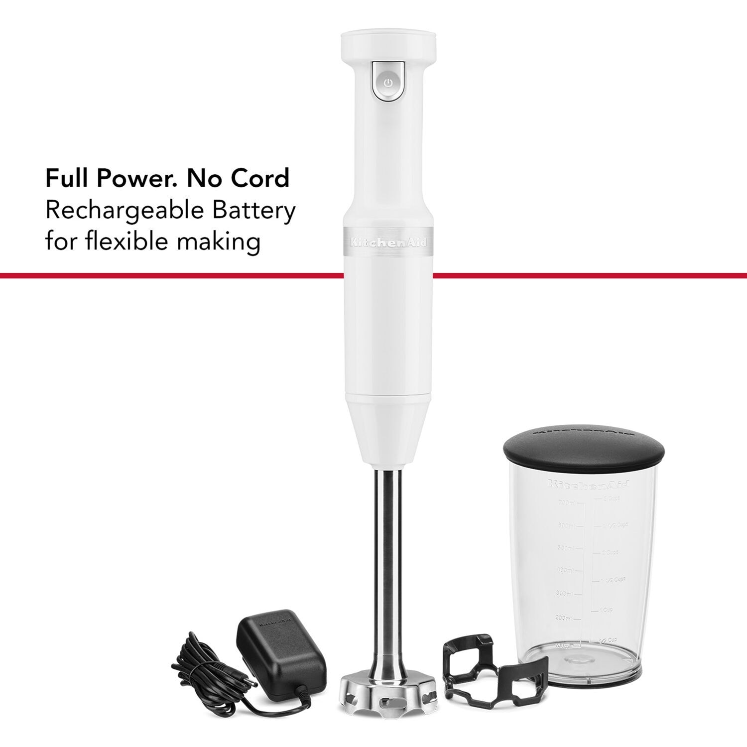 KitchenAid Corded Variable-Speed Immersion Blender in Aqua Sky
