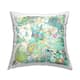 Stupell Sea Life Paisley Turquoise Collage Printed Throw Pillow Design ...