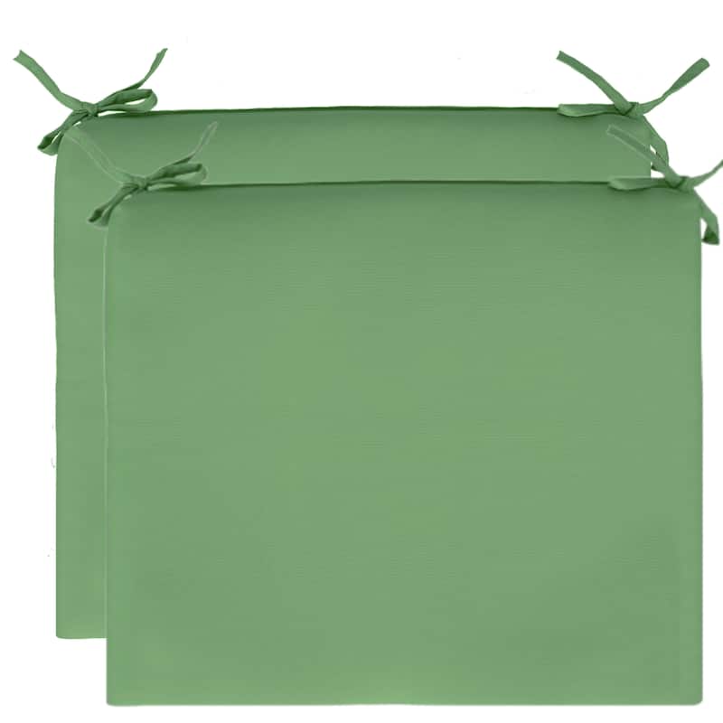 Outdoor Solid 2-pk Bistro Cushions 17 x 17 in Sage - 17X17