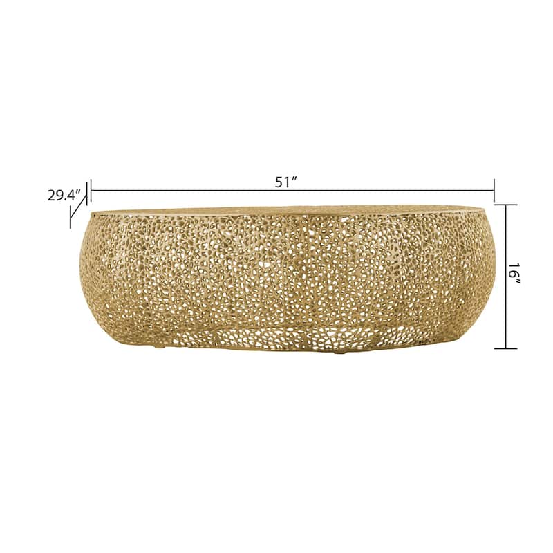 CT3601-50 Modern & Contemporary Coffee Table Made with Aluminum Casted