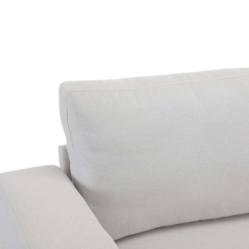 Christopher Knight Home - Grace 81" Modern Upholstery Sofa Loveseat with Square Arms