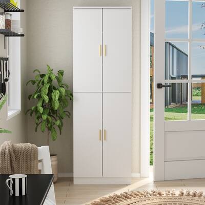70.9"H Buffet Storage Cabinet Adjustable Shelf