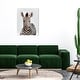 preview thumbnail 6 of 5, Wynwood Studio Canvas Animals Baby Animal Zebra Brown and Dark Brown Modern & Contemporary Wall Art Canvas Print - Brown, White 36 x 30