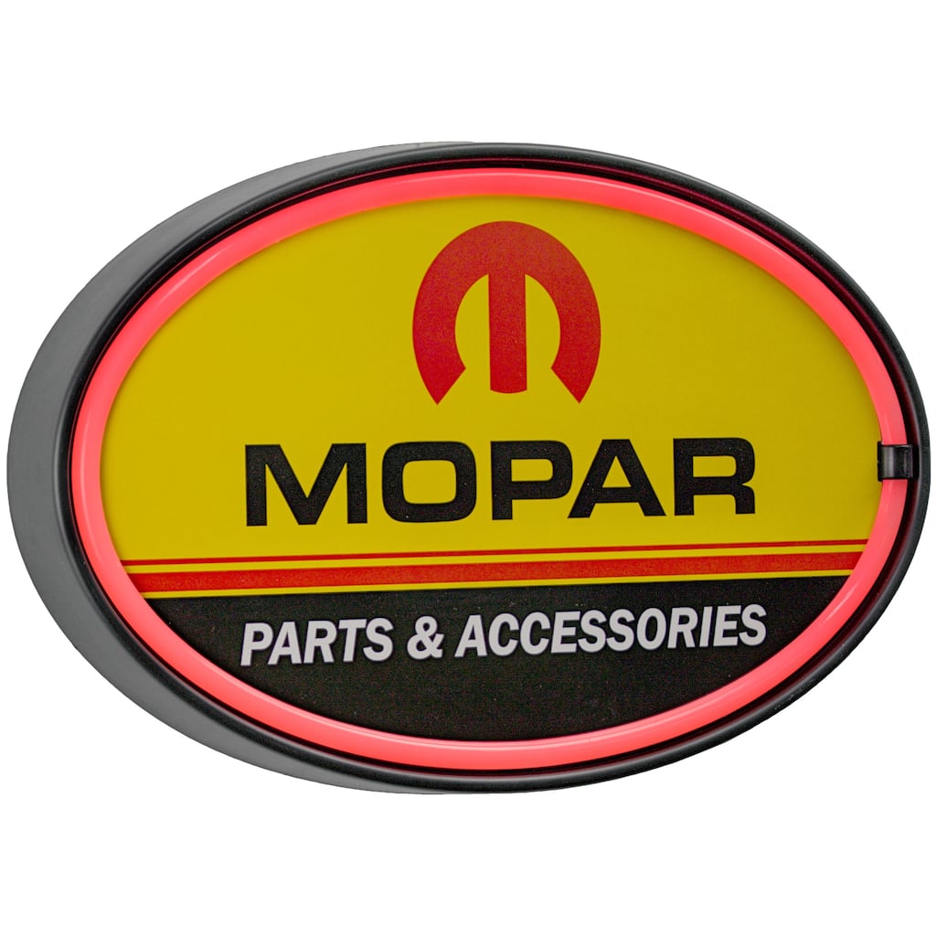 American Art Decor Mopar Chrysler Parts & Accessories LED Neon Light Sign - 10.25" x 16.25" - 10.25" H x 16.25" L