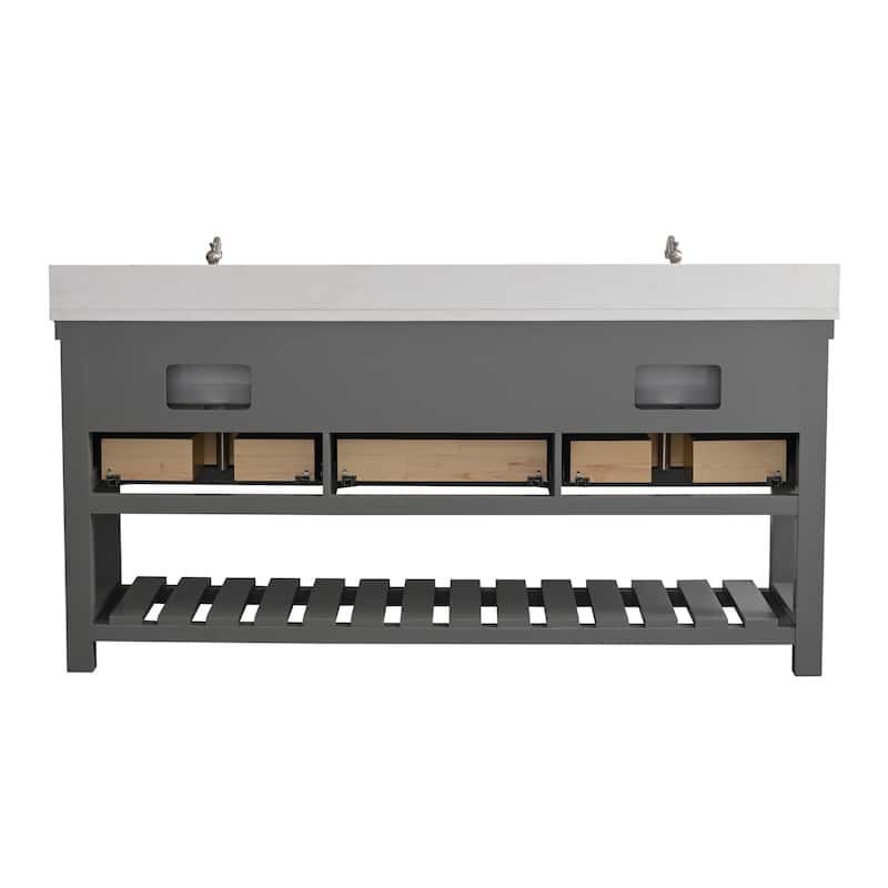 Sudio Design Wesley 72" Bathroom Vanity