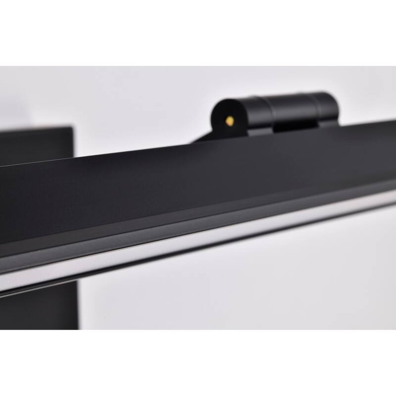 Hazel 2 Foot LED Picture Light 3 CCT Selectable Black Finish Acrylic Lens