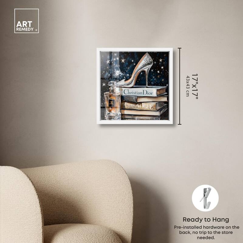 Sparkling Stars Heel Shadowbox by Art Remedy