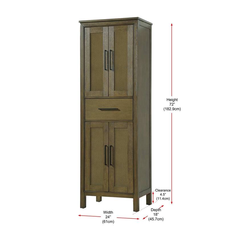 Winslow 16-28 Inch Bath Storage Cabinet