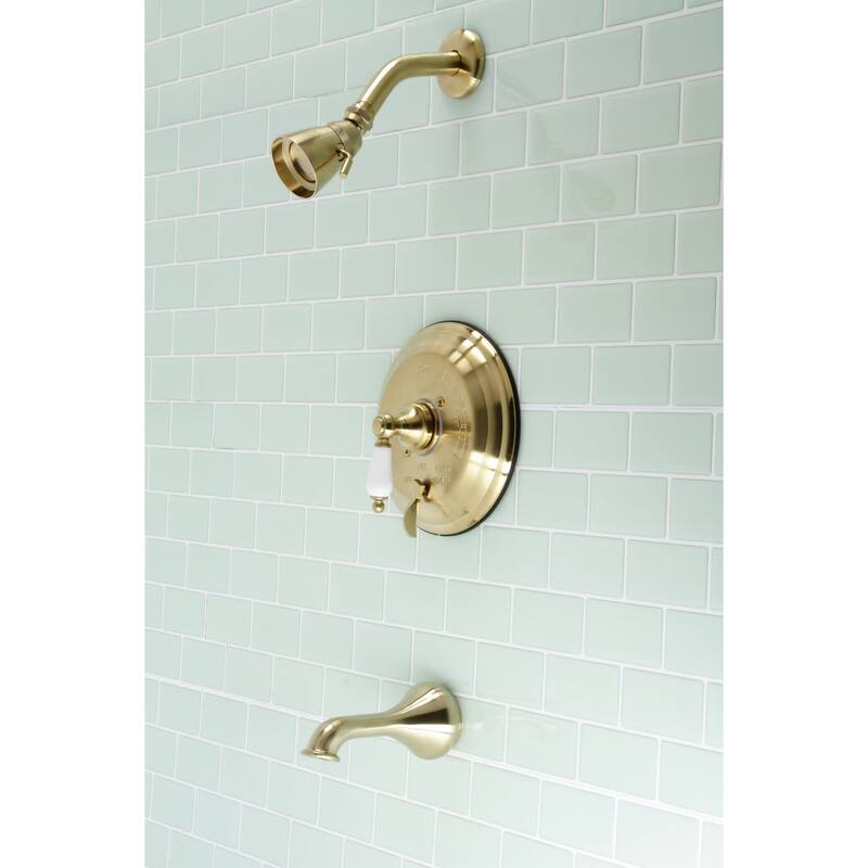 Kingston Brass Restoration Tub and Shower Trim Package With 1.8 GPM