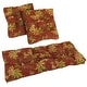 preview thumbnail 4 of 12, Tufted Indoor/Outdoor Settee Cushion Set (Set of 3)