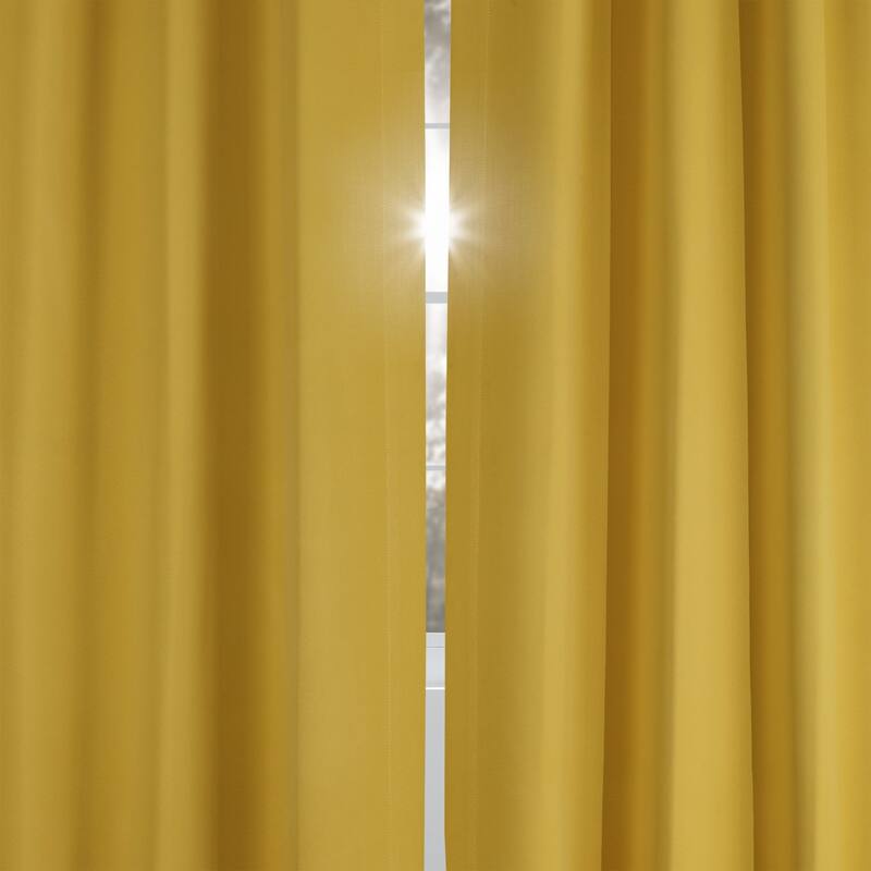 Exclusive Fabrics Room Darkening Curtain Panel Pair (2 Panels)