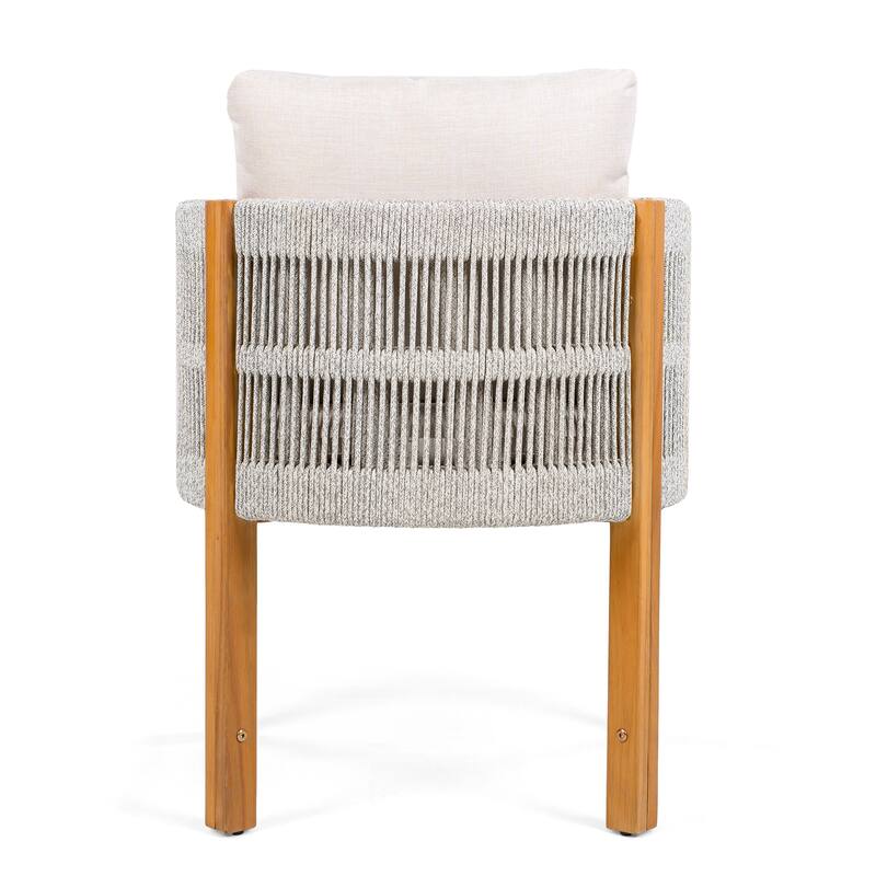 Christopher Knight Home - Isolde Acacia Wood Outdoor Dining Chair（Set of 2）