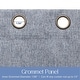 preview thumbnail 49 of 90, Linen Texture 100% Blackout Grommet Curtain Pair(2 panels)