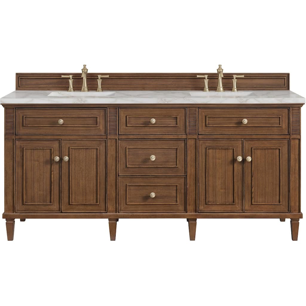 James Martin Vanities 424-V72-FVSL Lorelai 72" Free Standing Double