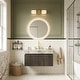 preview thumbnail 33 of 98, Floating Bathroom Vanity with 3 Pre-drilled Faucet Holes