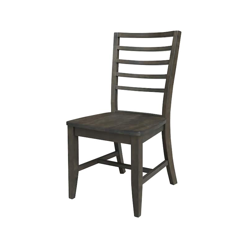 Soma Solid Wood Ladderback Chairs Set of 2