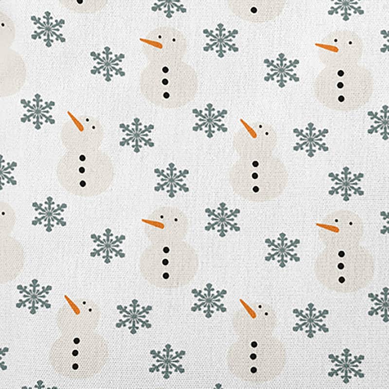 Snow Men In Snowstorm Accent Pillow