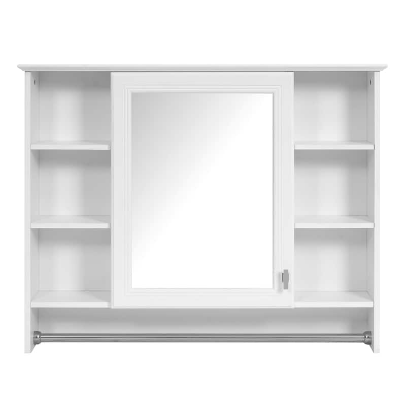 Roomfitters 36 Inch 3-in-1 Wall Mount Medicine Cabinet, Mirror Storage with Adjustable Shelf & Soft Close Doors