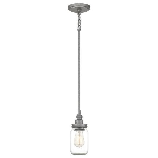 slide 2 of 12, Quoizel Squire Galvanized Mini Pendant