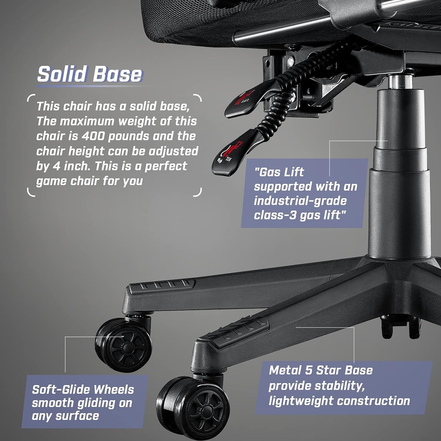 400 lb weight capacity gaming chair shop