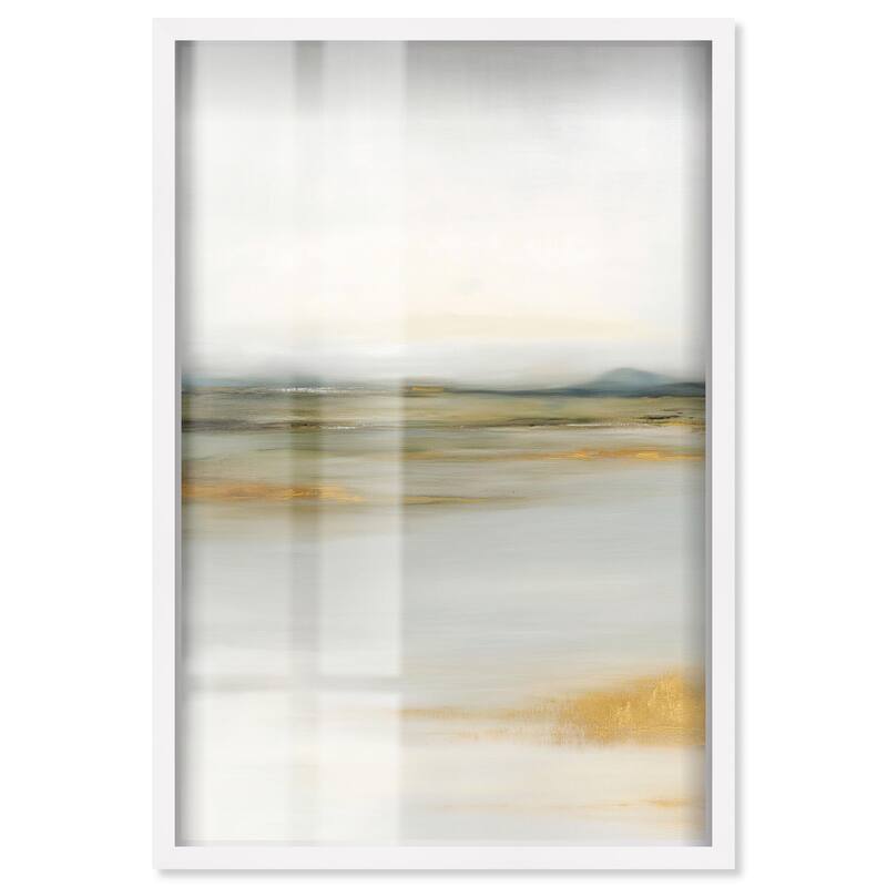 Misty Expanse I Shadowbox by Art Remedy - White - 30" x 45"