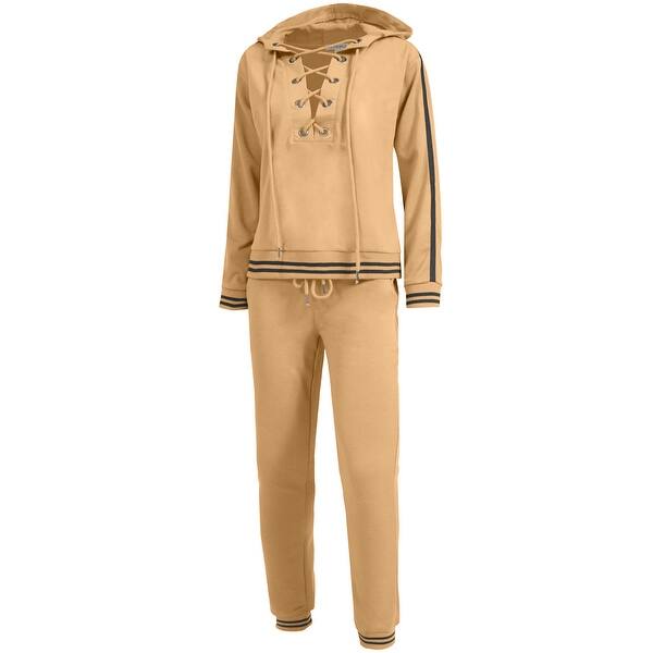 Shop Ne People Womens Casual Zip Up Hoodie Terry Tracksuit Set