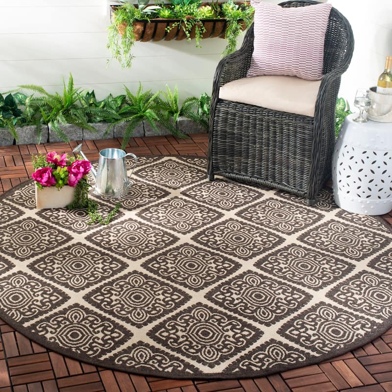SAFAVIEH Beach House Phyllis Indoor/ Outdoor Waterproof Patio Backyard Rug