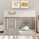 preview thumbnail 11 of 16, Modern Twin Size House Platform Bed with Roof Skylight and Window, Solid Pine Wood Frame, Easy Assembly