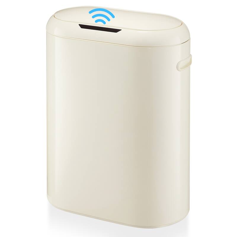 14.5 Gallon Smart Trash Can - Off-Whtie