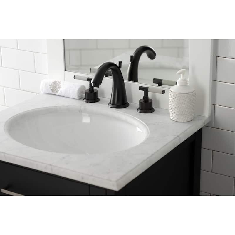 Kingston Brass Kaiser 1.2 GPM Widespread Bathroom Faucet with Pop-Up