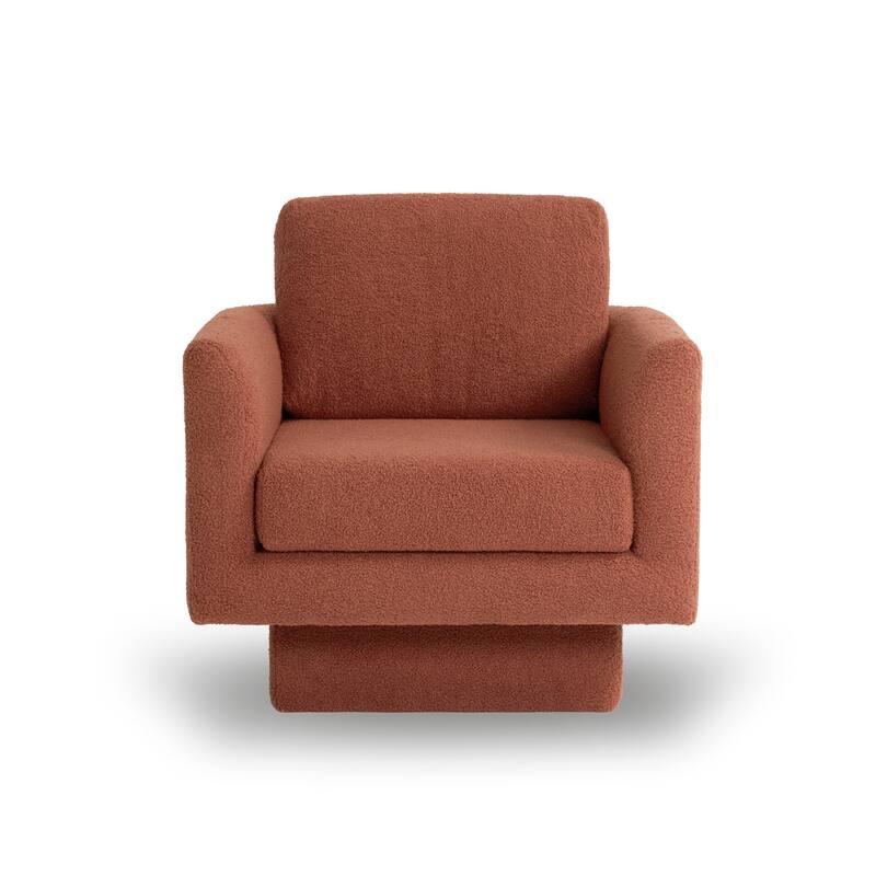 Luxurious Teddy Velvet Swivel Chair for Ultimate Comfort and Style