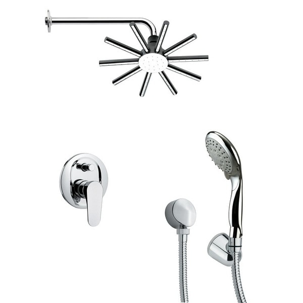 Nameeks SFH6084 Remer 2.5 GPM Single Function Rain Shower Head with Hand Shower - Chrome