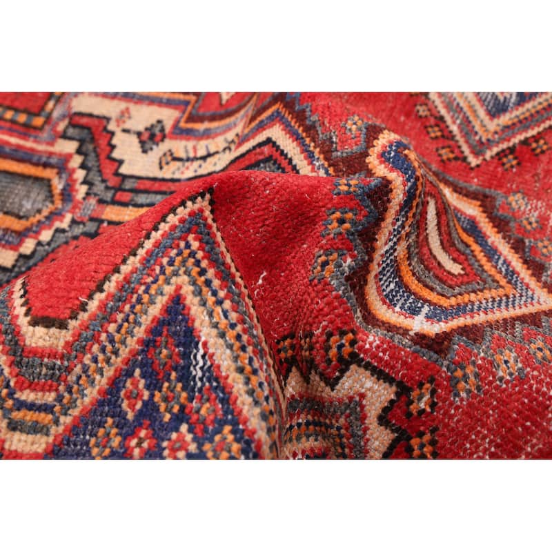 ECARPETGALLERY Hand-knotted Antalya Vintage Red Wool Rug - 3'4 x 6'6