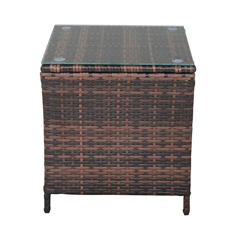Patio Rattan Side Table