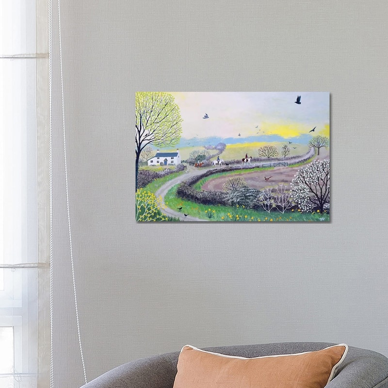 iCanvas "Early Morning Ride" by Jo Grundy Canvas Print - 18x26x1.5