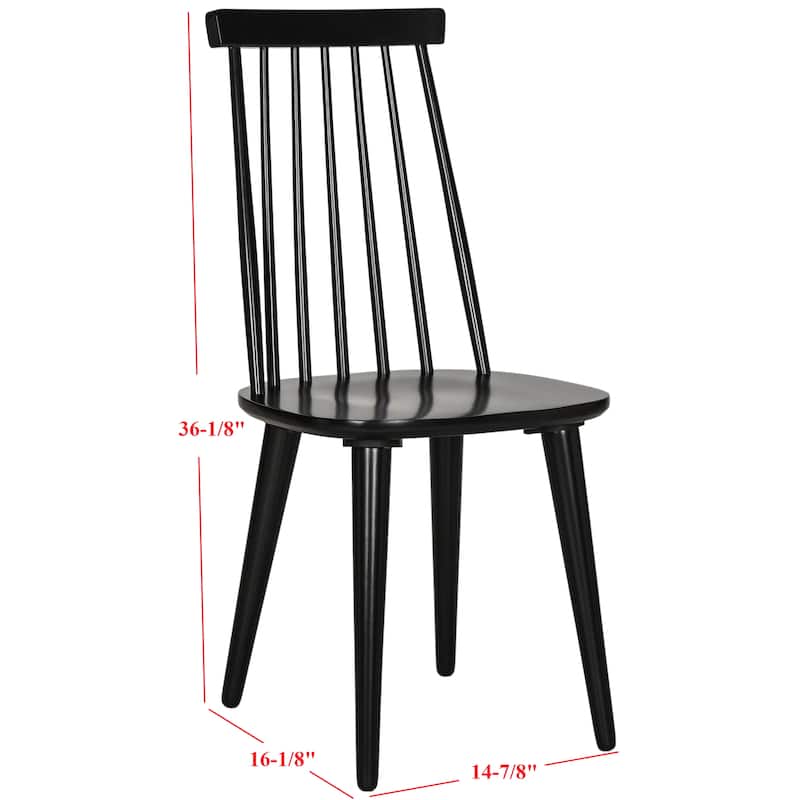 SAFAVIEH Home Burris 18-inch Side Chair [SET of 2] - 17"W x 21"D x 36"H
