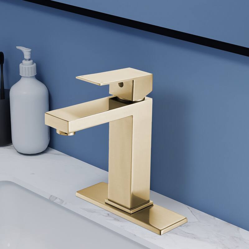 Topcraft Single Handle Bathroom Faucet with Pop-Up Drainer