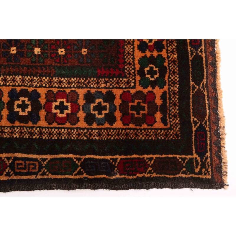 ECARPETGALLERY Hand-knotted Teimani Brown Wool Rug - 3'6 x 6'6