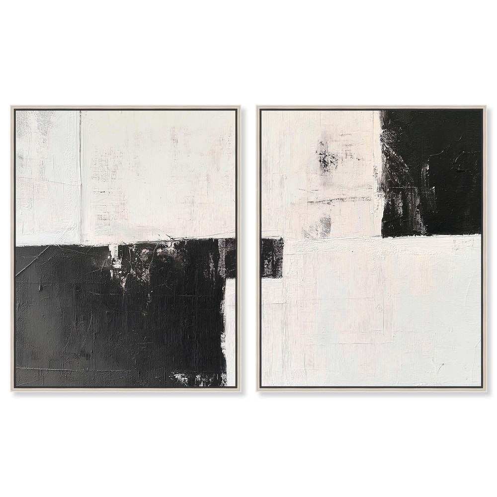 Shattered Symmetry II Canvas Set of 2 by Art Remedy