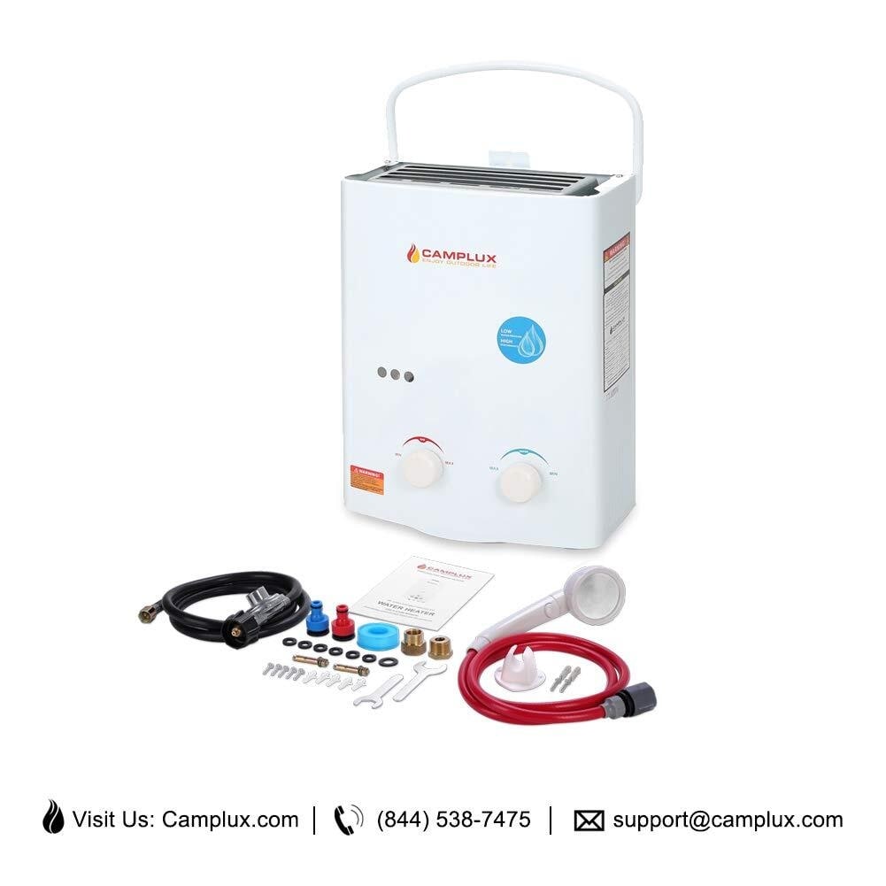 Camplux 10L 2.64 GPM High Capacity Indoor Propane Tankless Water