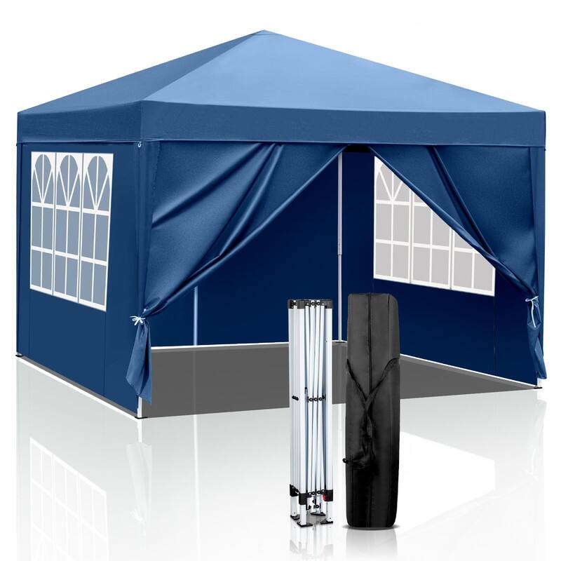 3 x 3m Practical Waterproof Folding Tent 3 Colors - Blue