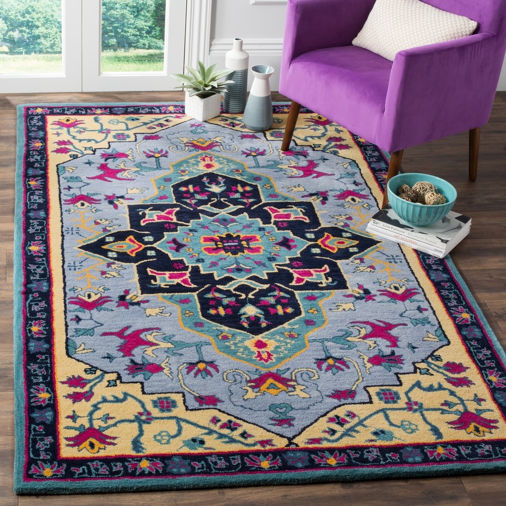 SAFAVIEH Handmade Bellagio Toma Modern Oriental Wool Rug